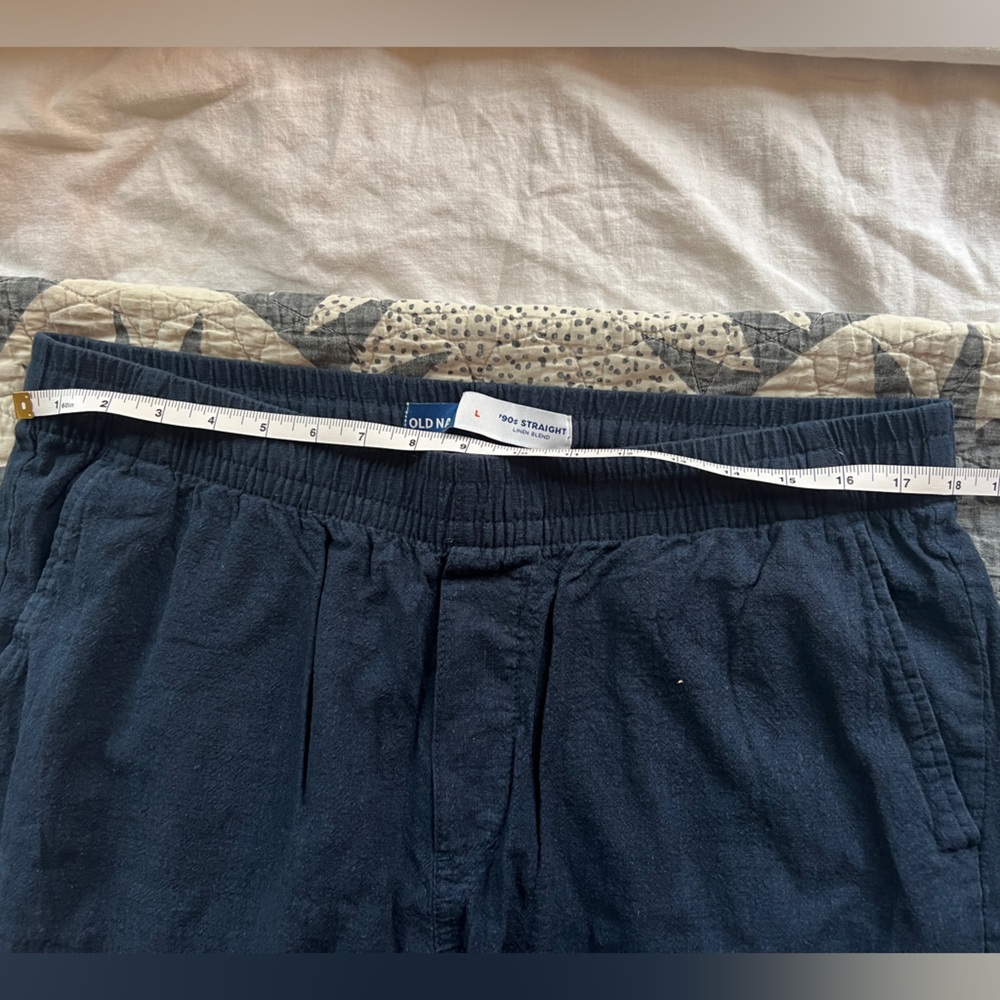 Men’s Linen Blend Drawstring Pants - Picture 4 of 6